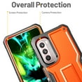 thumbnail image 3 of FITO For Moto G Stylus 5G 2022 Case, Phone Case with Screen Protector and Kickstand (Orange), 3 of 7