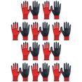 thumbnail image 1 of 10 pares de guantes de trabajo de seguridad, guantes de jardinería, guantes protectores transpirables de goma MFZFUKR CPB-US-DYP655-1, 1 of 5