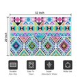 thumbnail image 5 of Bohemian Retro Floral Non-Slip Entryway Door Mat,Boho Indoor Decor Durable Low Plush Door Mat,Washable Welcome Rug for Patio Hallway Home Decor 20x32 Inches, 5 of 7