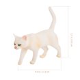 thumbnail image 2 of EeaseMX Juguete de simulación de animales, adorable mascota, modelo de gato, juguete cognitivo, adorno, estatua de gato, 2 of 7
