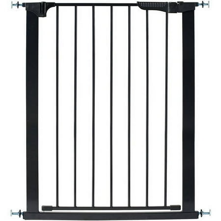 Kidco Tall and Wide Auto Close Gateway Pressure Mounted Gate, Black, 29" - 47.5" x 36"