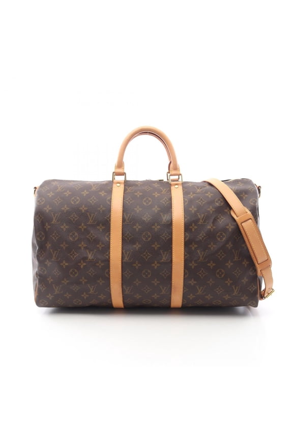 Pre-Owned Louis Vuitton Keepall Bandouliere 50 Boston Bag, Handbag, Coated Canvas and Leather,...