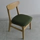 thumbnail image 2 of Fundas de asiento para silla de comedor, elásticas y tapizadas, para cojín de silla de comedor ejercito verde, 2 of 9