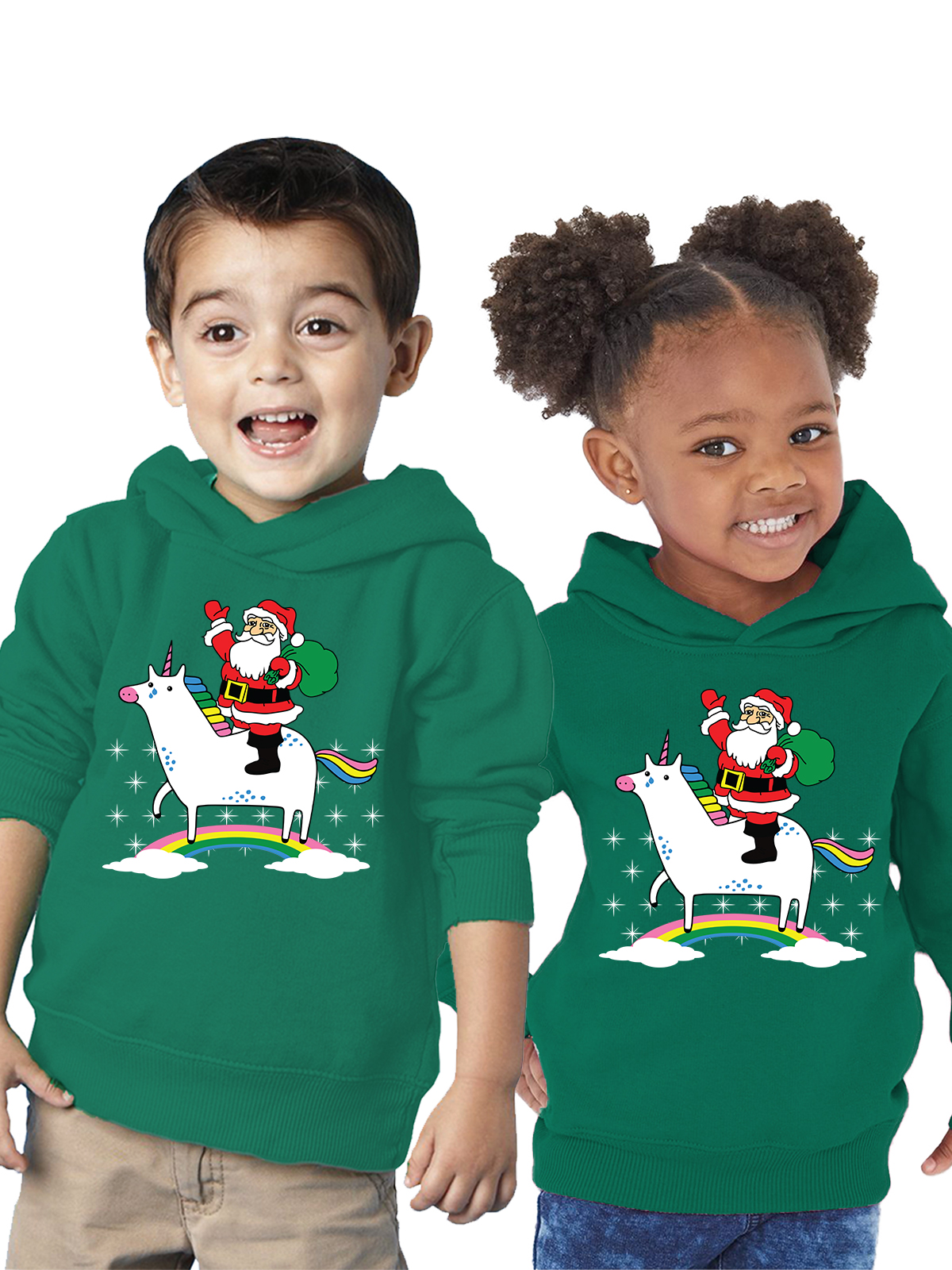Awkward Styles Irish Day Toddler Hoodie Pug in Green Hat Hooded Sweatshirt for Kids Patrick's Day - image 2 of 4