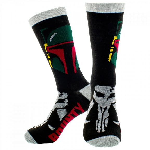 Star Wars Boba Fett Bounty Hunter Crew Socks