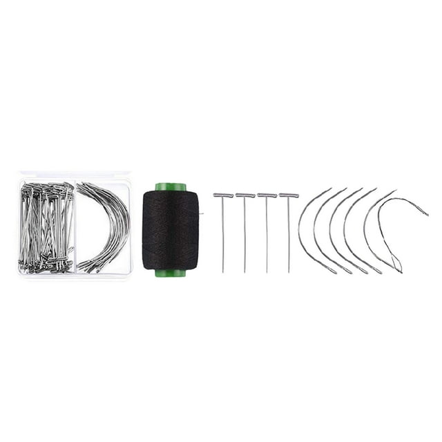 GUOOL Mixed Making Set, T Pins, C Curved , J , Black Thread for Making, Set 2
