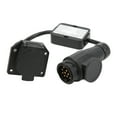 thumbnail image 1 of Eu 13 Pin To Us 7 Way Trailer Adapter Connector Trailer Light Converter Trailer Light Electrical Converter Trailer Round Connector Trailer Connector European 13 Pin To American 7, 1 of 8