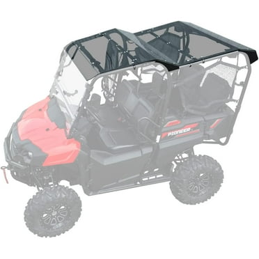 SuperATV Clear Polycarbonate Full Windshield For Honda Pioneer 500 / 520 UTV - Includes Hardware
