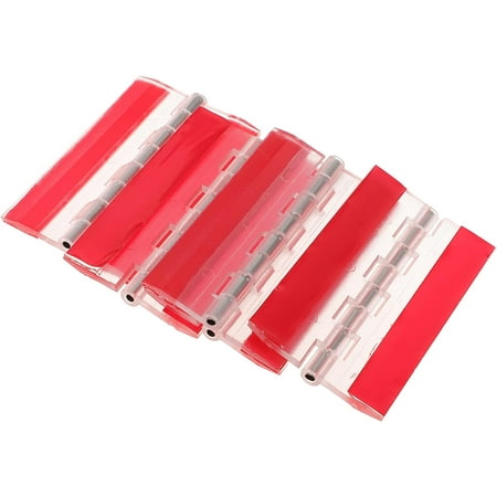 5pcs Self-Adhesive Hinge Cabinet Door Hinge Piano Hinges Bisagras para Gabinetes Piano Hinge 12 Inch Aquarium Lid Hinge Self Adhesive Hinges Plastic Hinges for Glass Door Hinges