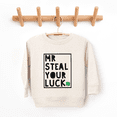 thumbnail image 2 of Bump and Beyond Designs Boys St. Patrick's Day Shirt, Mr. Steal Your Luck Sweatshirt (Natural 2T), 2 of 4