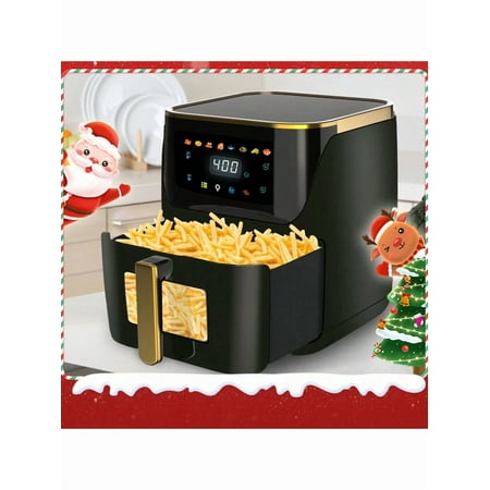 8.5 QT Air Fryer, 8-In-1 Air Fryer Oven With Digital Touch Screen, Visual Window, 1750W, Dishwasher-Safe & Nonstick, Fit For 1-3 People