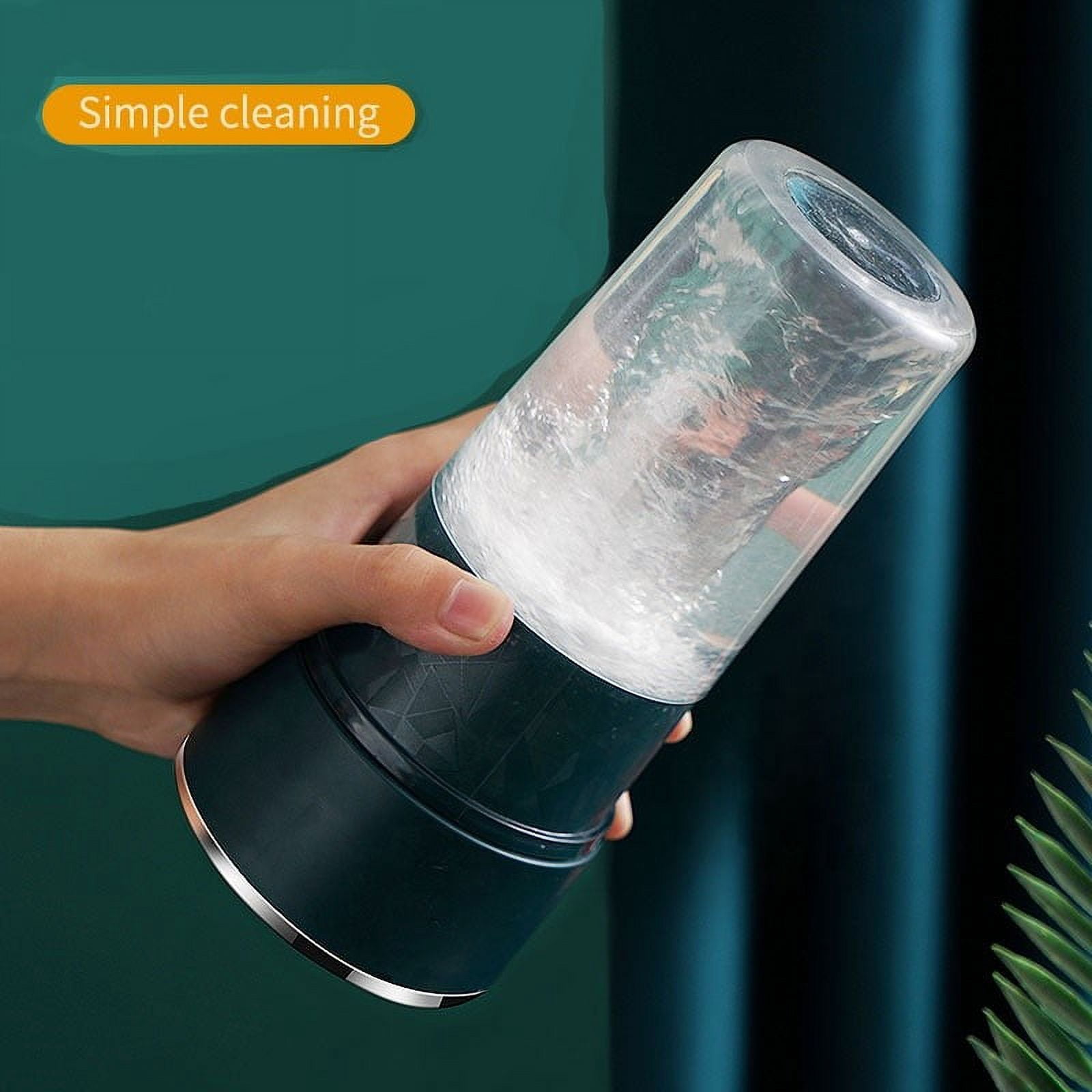 Portable Blender USB Mixer Two Blades Electric Juicer Machine Smoothie Blender Mini Food Processor, 2 blade, Easy to Use, Carry Around Blender, Quick Juice