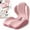 Double Pink, variant on L-shaped Ergonomic Seat Cushion with Lumbar Support, Integrated Lumbar Back Support, Ergonomic Chair Cushion for Office Car Long Sitting