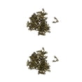 thumbnail image 1 of Guardoinrt Superbe Filigrane 3 Trous Connecteur Menuiser Bijoux Bricolage Résultats Bronze Vintage 2Set, 1 of 6
