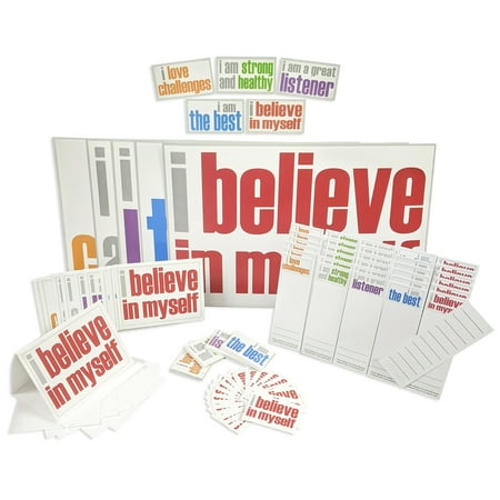 UPC: 0850046539046 | Inspired Minds Positivity Ultra Booster Set Posters Magnets Notes Page Keepers Note Cards 150 Pieces