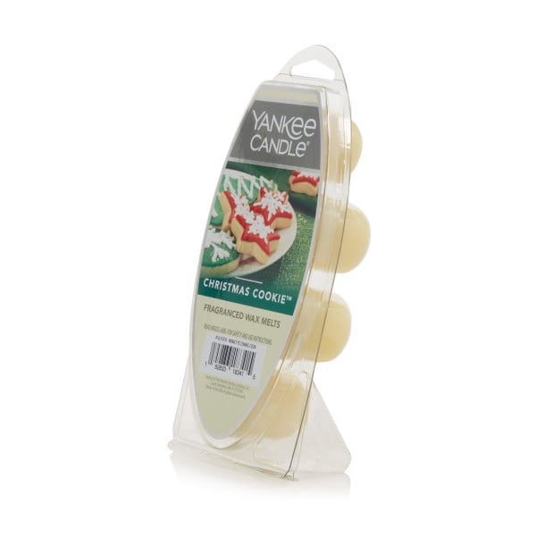 Yankee Candle Christmas Cookie Fragranced Wax Melts, 6 Wax Spheres per Package, Pack of 6 (36 Cubes Total)