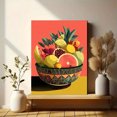 thumbnail image 6 of Vibrant Fruit Bowl Canvas Print, Perfect for Kitchen, Dining Room, Living Room, Home Office, Coffee Shop, 6 of 8