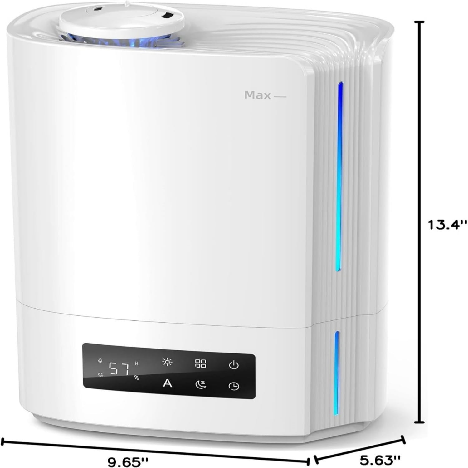 6L Humidifiers for Bedroom Large Room & Essential Oil Diffuser, Ultrasonic Top Fill Cool Mist Humidifiers for Baby, Plants, Nursery Last up to 60 Hours, Smart Humidistat Control, Quiet