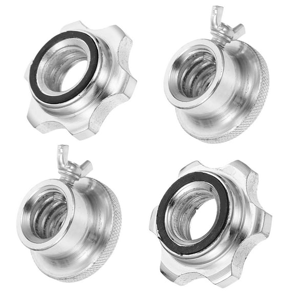 Raindrops Steel Barbell Collars Clip 4Pcs For Dumbbell Accessories Use