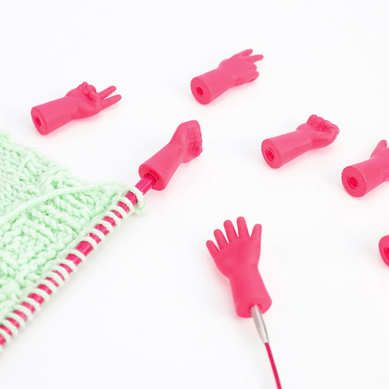 6pcs Premium Silicone Knitting Needle Point Protectors