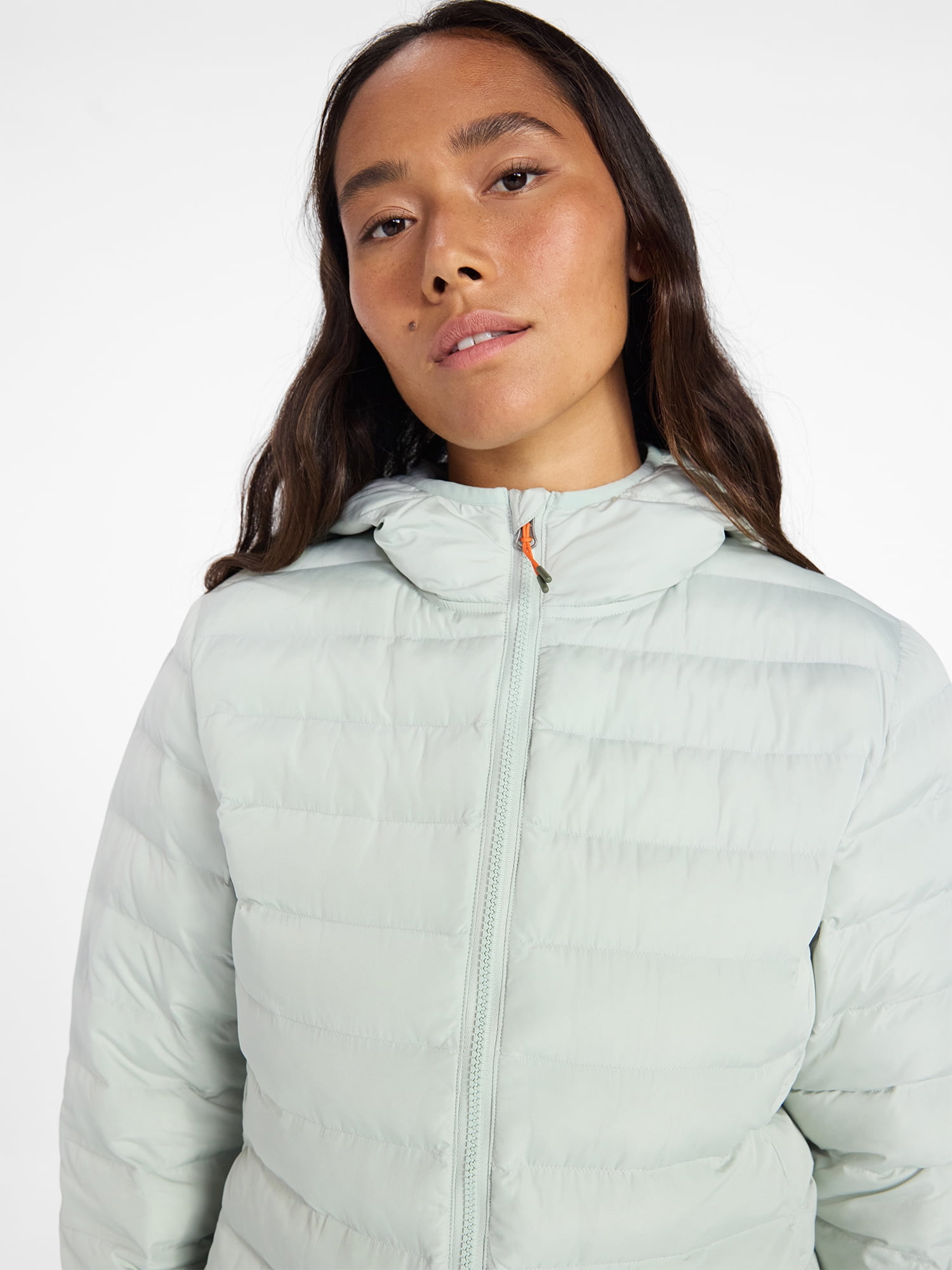 Ozark Trail Women's and Women's Plus Size Core Puffer Jacket with Hood, Sizes XS-3X
