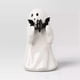 thumbnail image 3 of Halloween Resin Ghost Holding Pumpkin and Bat Garden Statue Ornaments, 3 of 5