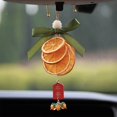 thumbnail image 4 of Colgante de coche naranja, flor seca, pensamientos y sentimientos, decoración colgante de naranja dulce para espejo retrovisor., 4 of 6