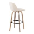 thumbnail image 6 of Toriano 30" Fixed-Height Bar Stool, Bar Chairs, Swivel Bar Stools, Bar Stools Set of 2, 6 of 6