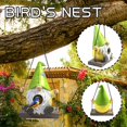 thumbnail image 3 of Swing Goblin Bird House Colgando Colibrí Casa Nido De Pájaro De Resina Para La Cerca Del Jardín Del Hogar Noticed PT002583-01, 3 of 6