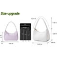 thumbnail image 5 of Kwuty Shoulder Bags for Women, Cute Hobo Tote Handbag Mini Clutch Purse with Zipper Closure, 5 of 6
