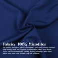 thumbnail image 5 of 2 Pack 14" x 20" Microfiber Toddler Pillowcases with Envelope Closure, Soft and Breathable Small Pillow Covers for Travel, Navy Blue, ( Pillow not included ), 5 of 5