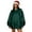 Army Green, variant on Oversized Satin Hoodies for Women Fashion Christmas Clothing Xmas Glitter Long Sleeve Hooded Sweatshirts Fall Winter Loose Casual Pullover Sweater Silver L