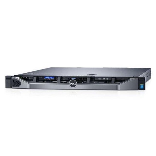 Dell R33012751130SA PowerEdge R330 Rack Server Intel E3-1220v6 3.00 GHz 16 GB RAM 2x1 TB SATA