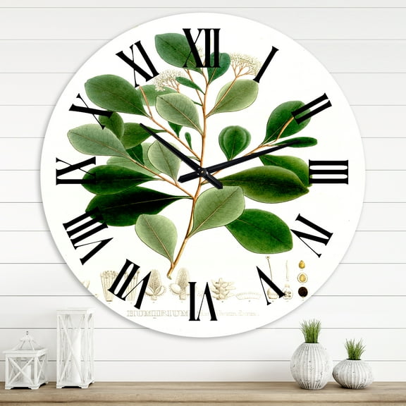 Designart 1 in Quartz Traditional Wall Clock