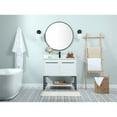 thumbnail image 6 of 36 inch single bathroom vanity in white with backsplash, 6 of 8