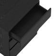 thumbnail image 5 of Ardea Contemporary 20" Nightstand in Black (3-Drawer), 5 of 10