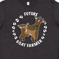 thumbnail image 4 of Inktastic Future Goat Farmer with Cute Goats and Hoof Prints Youth T-Shirt, 4 of 5
