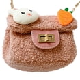 thumbnail image 1 of Bolso bandolera con correa de cadena y felpa, 1 of 6