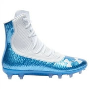 NEW Mens Under Armour Highlight MC Football Cleats Carolina Blue/White 14 M