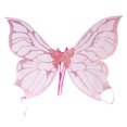 thumbnail image 1 of Cosplay brillante Hada ala Organza puesta en escena traje resplandor fiesta suministros, 1 of 7