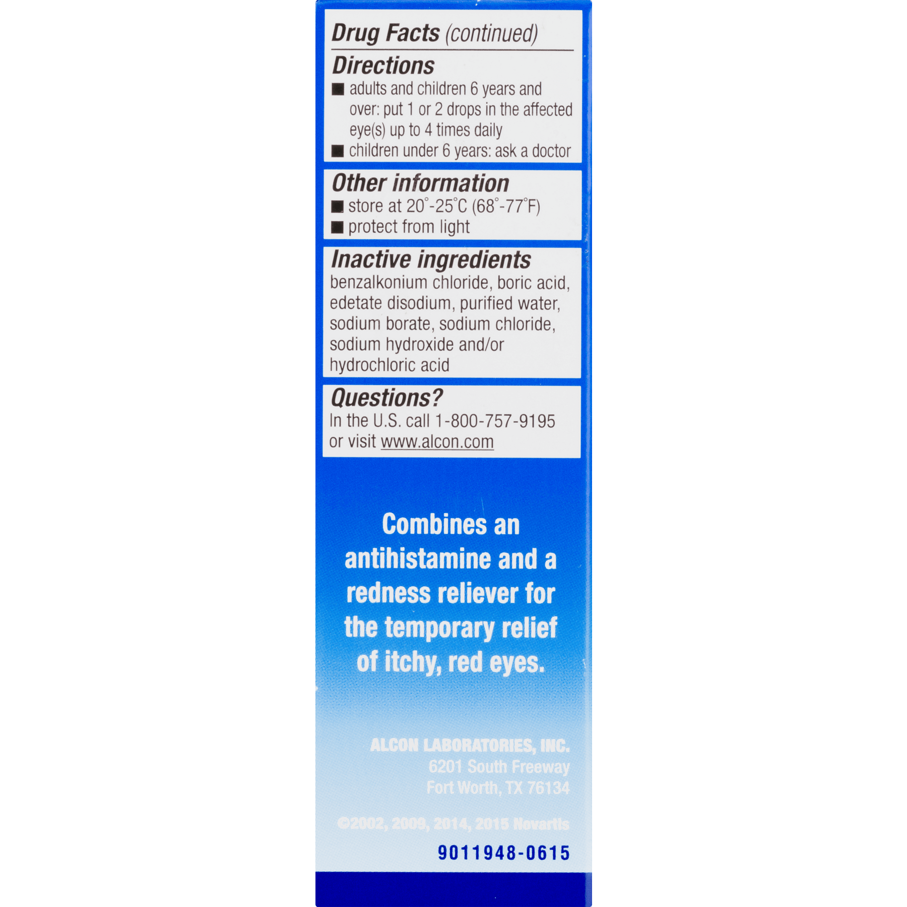 Naphcon A Allergy Eye Drops, 1.0 Fl. Oz.