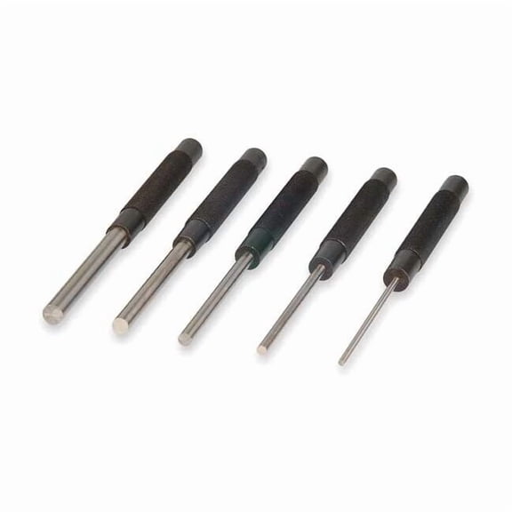 Mitutoyo Drive Pin Punch Set,5 Pieces,Steel 985-118