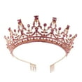 thumbnail image 1 of Crown Bride Quinceanera Headpieces, Tiara de boda, para niñas nupciales, regalo, accesorios para el cabello, elegante para fiesta de graduación de Estilo G Macarena Corona, 1 of 8