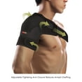 thumbnail image 4 of 1pcs Single Left/Right Shoulder Sports Pain Relief Shoulder Support Brace Adjustable Wrap Belt Band Gym Brace Pads, 4 of 8