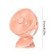 thumbnail image 3 of Ventilador para tienda de campaña de 1200 mAh, 5 velocidades con clip, ventilador de pared con clip, 6 pulgadas (rosa A), 3 of 6