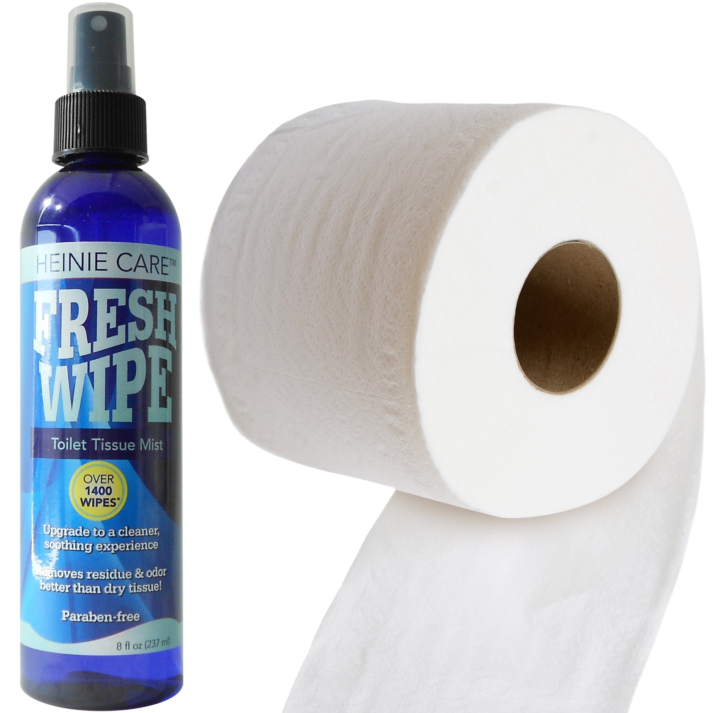 Fresh Wipe Toilet Tissue Spray Instantly Turn Your Toilet Paper Into A Wipe Don T Clog Toilets 1400 Sprays Per Bottle Walmart Com Walmart Com