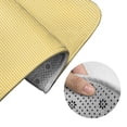 thumbnail image 5 of Xecao Yellow Gingham 2-Piece Vintage Seamless Anti-Skid Mat Set, featuring a stylish pattern for a safe and elegant toilet rug experience, 5 of 6
