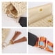 thumbnail image 2 of Bolso Cruzado Con Borlas Tejido A Mano Bolso Paja para en La Playa (beige), 2 of 9
