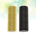 thumbnail image 5 of 2 rollos de red de tul de 15 cm y 10 yardas, tela de organza para decoración de bodas, lazo, falda de tutú, manualidades, costura, envoltura de regalos, ropa, negro, dorado y amarillo dorado., 5 of 5
