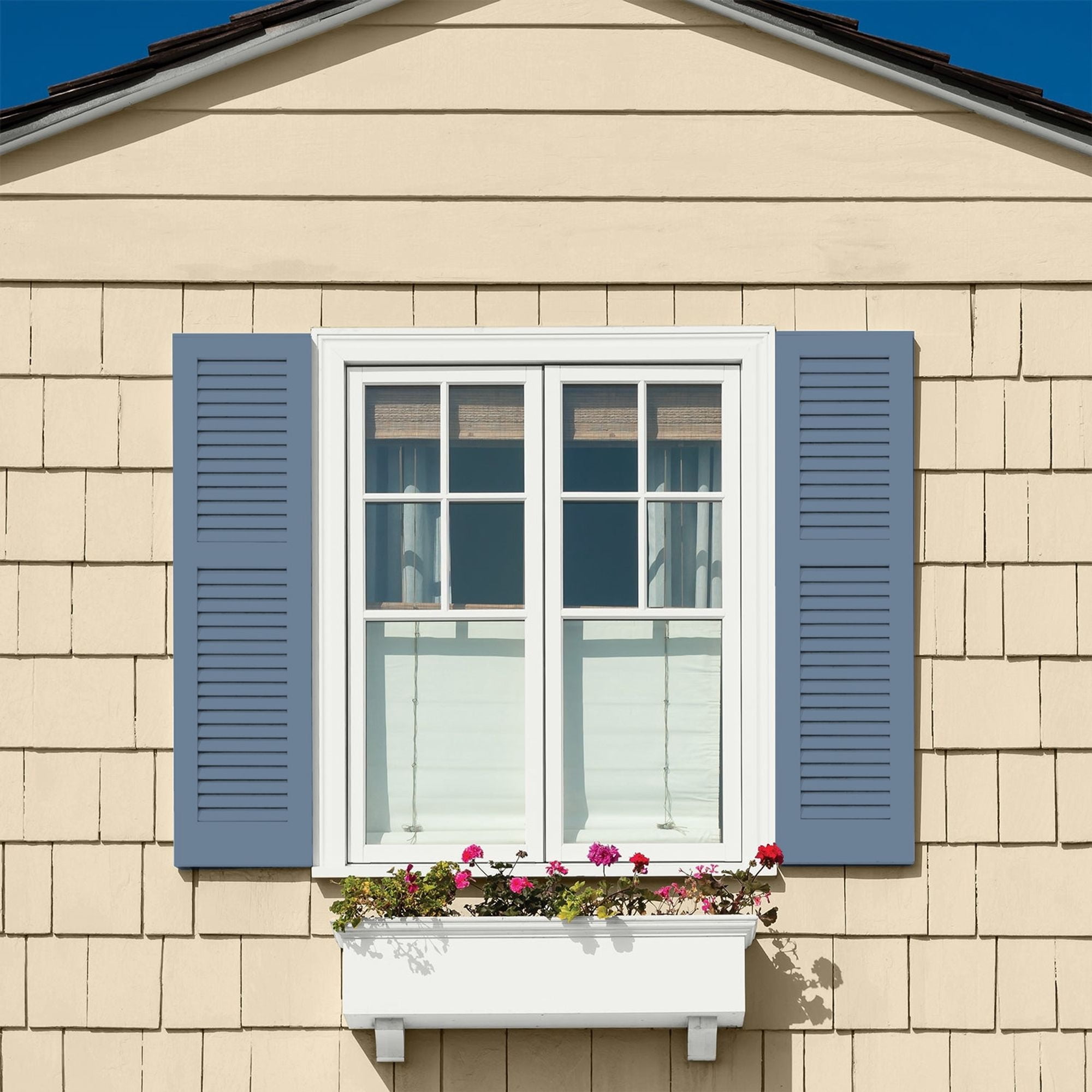 Glidden High Endurance Plus Silver Blueberry Semi Gloss Exterior Paint and Primer, 1 Quart